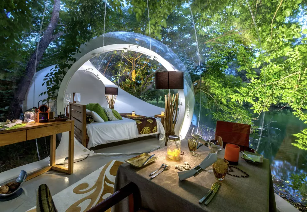 clear bubble camping tent