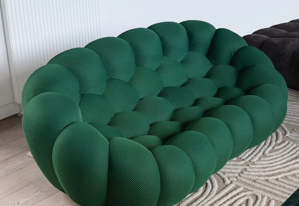 bubble 2 curved sofa